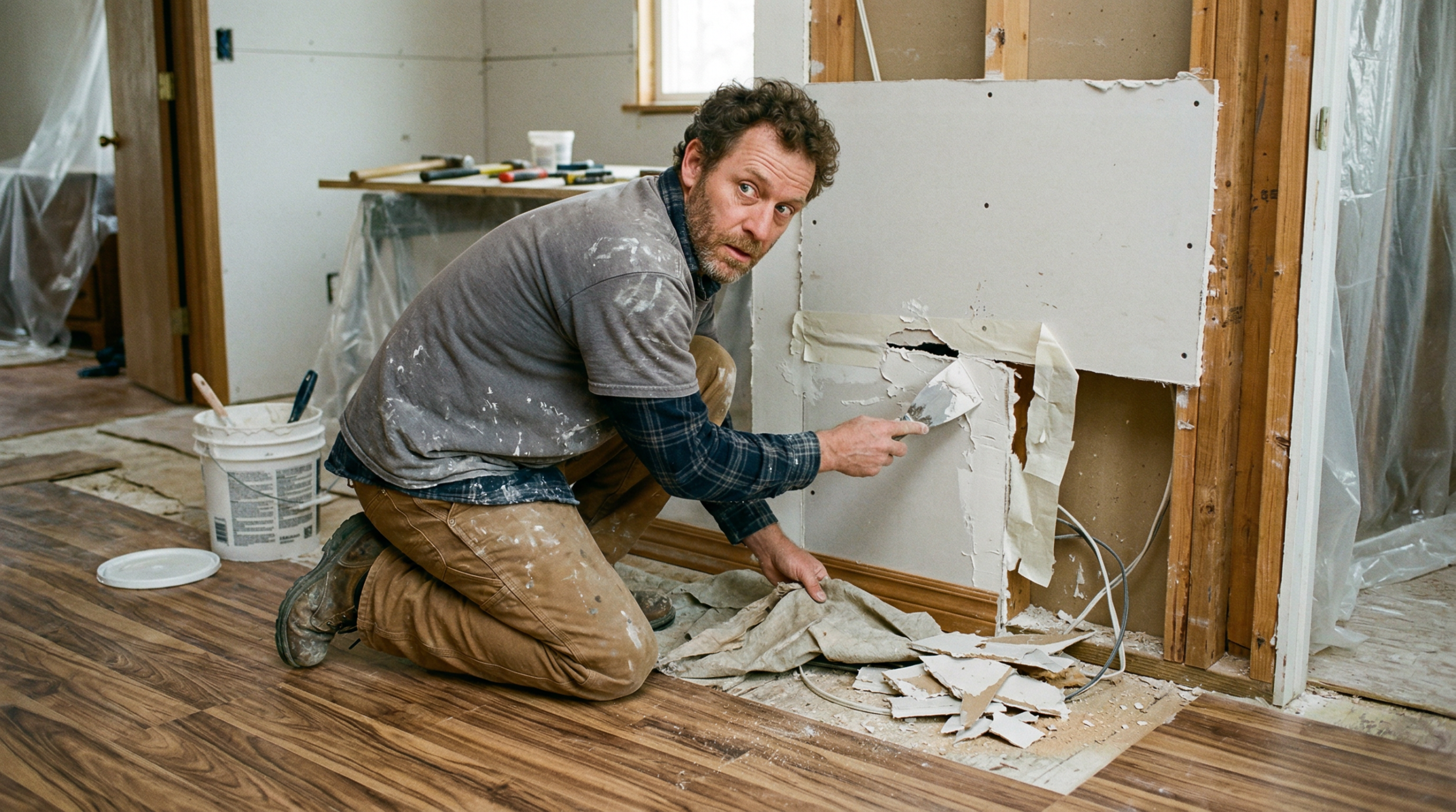 Contractor Hiding Things